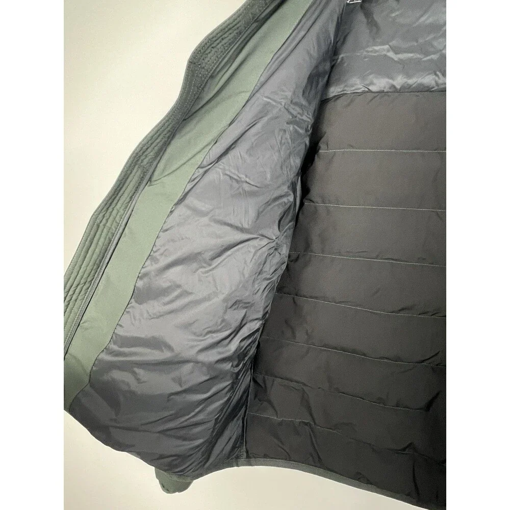 NWOT Levi's Men's Hooded 2 Chest Pocket Puffer Jacket Olive Mens Sz L Outdoor